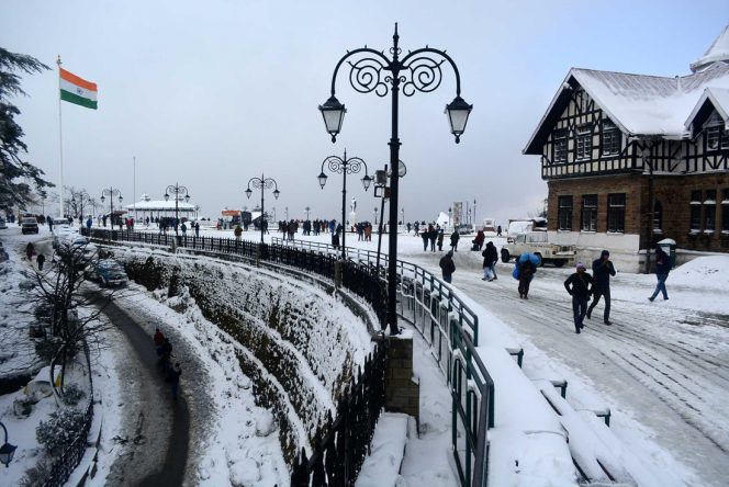 Shimla winter snow
